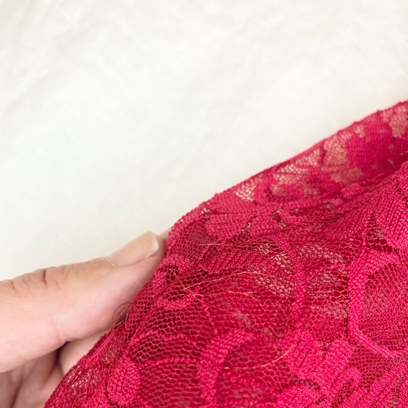 Jolie Red Lace Chemise Slip Dress Nighty - Picture 7 of 9